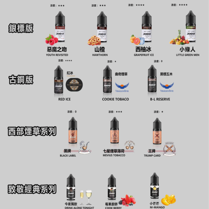 bonbon 邦邦小油 小油 電子煙油