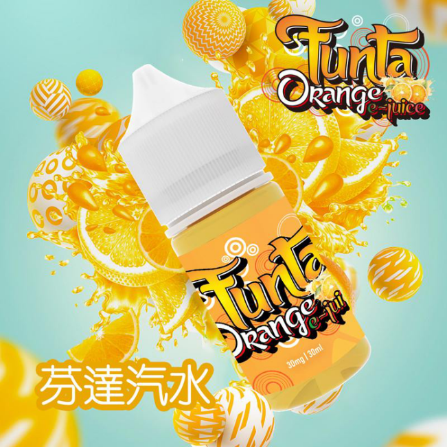 TUNTA 芬達橘子汽水 小油 小煙油